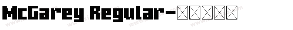 McGarey Regular字体转换